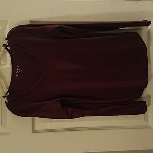 Loft Split Neck Tee